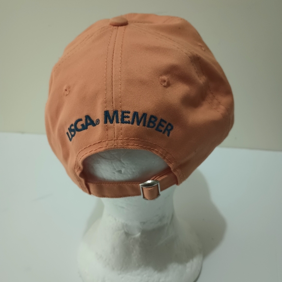 U.S. Open 2015 Chambers Bay Orange/ Blue Adjustable Golf Cap/Hat New - Picture 10 of 11